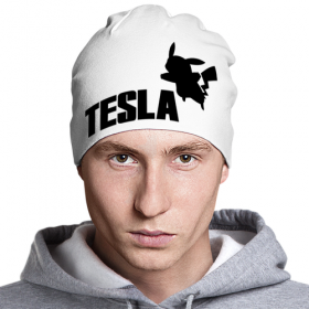 beanie с принтом Tesla в Белгороде,  |  | 