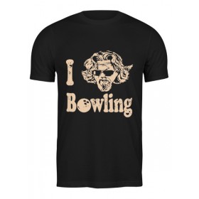 Мужская футболка с принтом Love Bowling в Белгороде,  |  | 