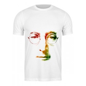 Мужская футболка с принтом Джон Леннон в Белгороде,  |  | 