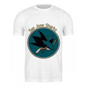 Мужская футболка с принтом San Jose Sharks в Белгороде,  |  | Тематика изображения на принте: 