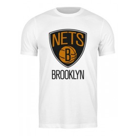 Мужская футболка с принтом Brooklyn Nets в Белгороде,  |  | 