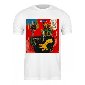 Мужская футболка с принтом Basquiat в Белгороде,  |  | 