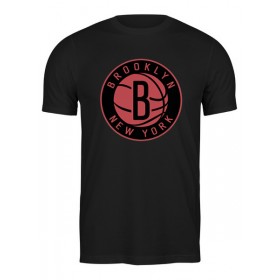 Мужская футболка с принтом Brooklyn Nets в Белгороде,  |  | Тематика изображения на принте: 