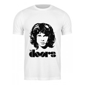Мужская футболка с принтом The doors (Дорс) в Белгороде,  |  | Тематика изображения на принте: 