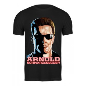 Мужская футболка с принтом Arnold Schwarzenegger в Белгороде,  |  | Тематика изображения на принте: 