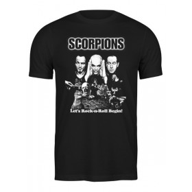 Мужская футболка с принтом Scorpions Band в Белгороде,  |  | 