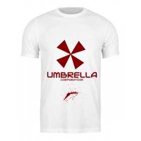 Мужская футболка с принтом Resident Evil: Umbrella Corporation в Белгороде,  |  | Тематика изображения на принте: 