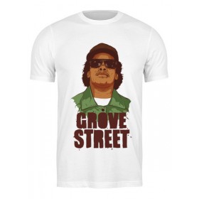 Мужская футболка с принтом GROVE STREET 4 LIFE в Белгороде,  |  | 