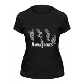 Женская футболка с принтом Animatronics (Пять ночей у Фредди) в Белгороде,  |  | 