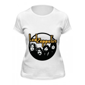 Женская футболка с принтом Led Zeppelin в Белгороде,  |  | 
