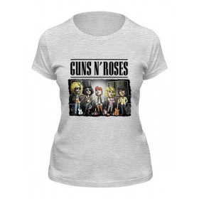 Женская футболка с принтом Guns N Roses в Белгороде,  |  | 