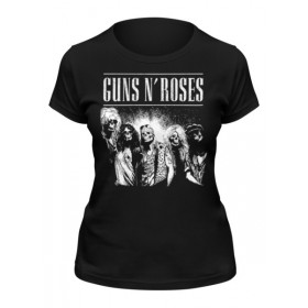 Женская футболка с принтом Guns n roses в Белгороде,  |  | 