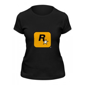 Женская футболка с принтом Rockstar в Белгороде,  |  | 