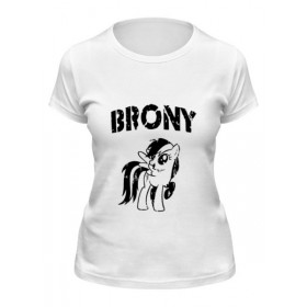 Женская футболка с принтом BRONY Rainbow Dash 2 в Белгороде,  |  | 