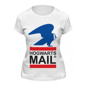 Женская футболка с принтом Почта Хогвартса (Гарри Поттер) в Белгороде,  |  | 