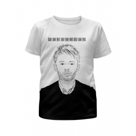 Футболка с полной запечаткой для мальчиков с принтом Radiohead Thom Yorke T-Shirt в Белгороде,  |  | Тематика изображения на принте: 