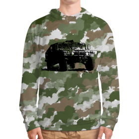 full_print_hoodie с принтом Hummer в Белгороде, 92% хлопка 8% эластана Плотность: 245 гр/м2 |  | 