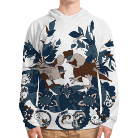 full_print_hoodie с принтом петушиное разноцветие в Белгороде, 92% хлопка 8% эластана Плотность: 245 гр/м2 |  | 