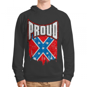 full_print_hoodie с принтом Флаг Конфедерации США в Белгороде, 92% хлопка 8% эластана Плотность: 245 гр/м2 |  | 