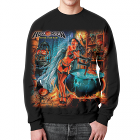 full_print_sweatshirt с принтом Helloween ( rock band ) в Белгороде,  |  | 