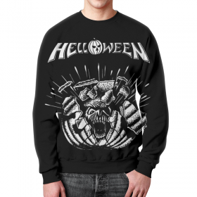 full_print_sweatshirt с принтом Helloween ( rock band ) в Белгороде,  |  | 