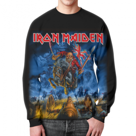 full_print_sweatshirt с принтом Iron Maiden Band в Белгороде,  |  | 