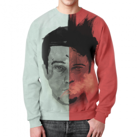 full_print_sweatshirt с принтом Бойцовский Клуб (Fight Club) в Белгороде,  |  | Тематика изображения на принте: 