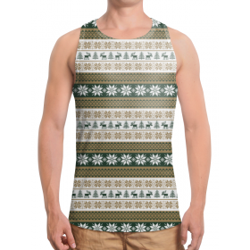 full_print_tanktop с принтом Скандинавский узор в Белгороде,  |  | 