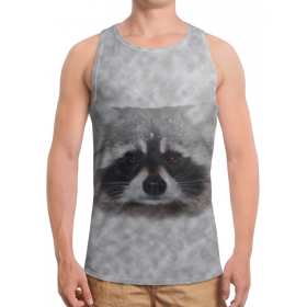 full_print_tanktop с принтом Енот в Белгороде,  |  | 