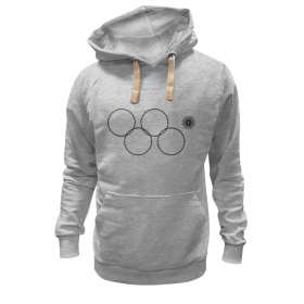 hoodie с принтом Олимпийские кольца в Сочи 2014 в Белгороде,  |  | Тематика изображения на принте: 