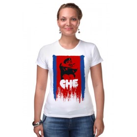 Женская футболка стрэйч с принтом СHE Guevara в Белгороде,  |  | 
