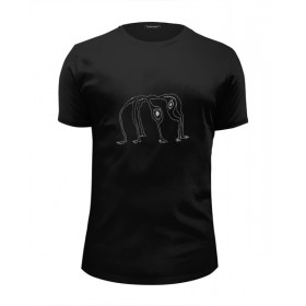 Мужская футболка Premium с принтом Radiohead King of Limbs T-Shirt Black в Белгороде, Белый, черный, серый меланж, голубой: 100% хлопок, плотность 160 гр. Остальные цвета: 92% хлопок, 8% лайкра, плотность 170-180гр. |  | 