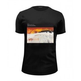 Мужская футболка Premium с принтом Radiohead Kid A T-Shirt Black в Белгороде, Белый, черный, серый меланж, голубой: 100% хлопок, плотность 160 гр. Остальные цвета: 92% хлопок, 8% лайкра, плотность 170-180гр. |  | 