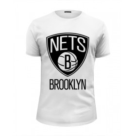 Мужская футболка Premium с принтом Бруклин Нетс (Brooklyn Nets) в Белгороде, Белый, черный, серый меланж, голубой: 100% хлопок, плотность 160 гр. Остальные цвета: 92% хлопок, 8% лайкра, плотность 170-180гр. |  | 