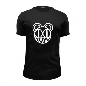 Мужская футболка Premium с принтом Radiohead T-Shirt Black в Белгороде, Белый, черный, серый меланж, голубой: 100% хлопок, плотность 160 гр. Остальные цвета: 92% хлопок, 8% лайкра, плотность 170-180гр. |  | 