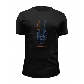 Мужская футболка Premium с принтом Робот по имени Чаппи в Белгороде, Белый, черный, серый меланж, голубой: 100% хлопок, плотность 160 гр. Остальные цвета: 92% хлопок, 8% лайкра, плотность 170-180гр. |  | 
