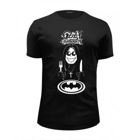 Мужская футболка Premium с принтом Ozzy Osbourne в Белгороде, Белый, черный, серый меланж, голубой: 100% хлопок, плотность 160 гр. Остальные цвета: 92% хлопок, 8% лайкра, плотность 170-180гр. |  | 