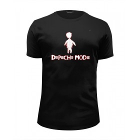 Мужская футболка Premium с принтом Depeche Mode в Белгороде, Белый, черный, серый меланж, голубой: 100% хлопок, плотность 160 гр. Остальные цвета: 92% хлопок, 8% лайкра, плотность 170-180гр. |  | 