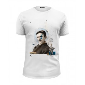 Мужская футболка Premium с принтом nikola soyak в Белгороде, Белый, черный, серый меланж, голубой: 100% хлопок, плотность 160 гр. Остальные цвета: 92% хлопок, 8% лайкра, плотность 170-180гр. |  | 