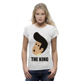 Женская футболка Premium с принтом Элвис Пресли (Elvis Presley) в Белгороде,  |  | 