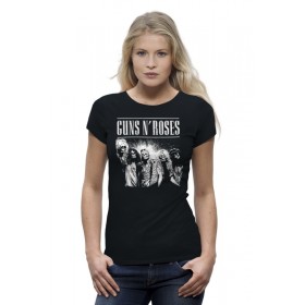 Женская футболка Premium с принтом Guns n roses в Белгороде,  |  | 