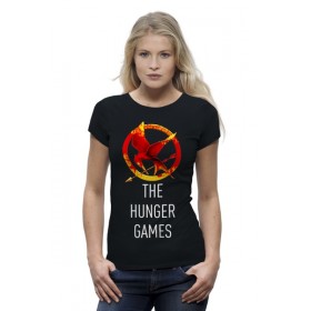 Женская футболка Premium с принтом Голодные Игры (The Hunger Games) в Белгороде,  |  | 