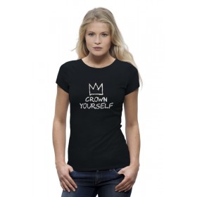 Женская футболка Premium с принтом Корона / Баския в Белгороде,  |  | 