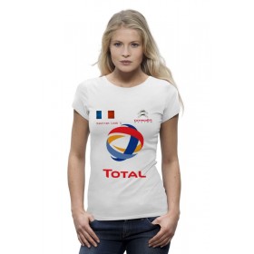 Женская футболка Premium с принтом WRC Sebastian Loeb в Белгороде,  |  | 