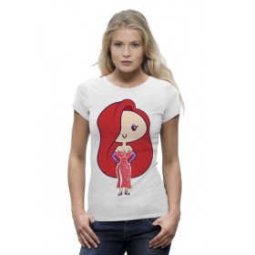 Женская футболка Premium с принтом Джессика Рэббит в Белгороде,  |  | 