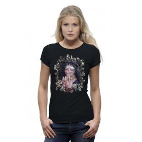 Женская футболка Premium с принтом Slash Guns N Roses ROCKHLOMA в Белгороде,  |  | 