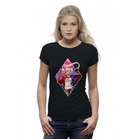 Женская футболка Premium с принтом Харли Квинн Harley Quinn в Белгороде,  |  | 