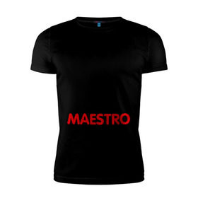 Мужская футболка премиум с принтом Dwarf Fighter - Maestro в Белгороде, 92% хлопок, 8% лайкра | приталенный силуэт, круглый вырез ворота, длина до линии бедра, короткий рукав | line age | lineage | линейка | маэстро