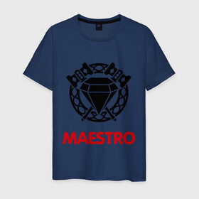 Мужская футболка хлопок с принтом Dwarf Fighter - Maestro в Белгороде, 100% хлопок | прямой крой, круглый вырез горловины, длина до линии бедер, слегка спущенное плечо. | line age | lineage | линейка | маэстро
