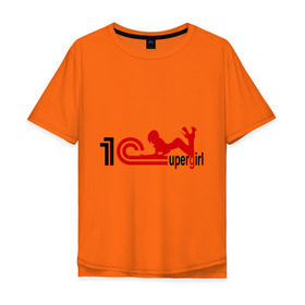 Мужская футболка хлопок Oversize с принтом 1C SuperGirl (4) в Белгороде, 100% хлопок | свободный крой, круглый ворот, “спинка” длиннее передней части | Тематика изображения на принте: 1с | бухгалтерия | бухгалтерский учет | девушка | программа | программное обеспечение | супер | фигура